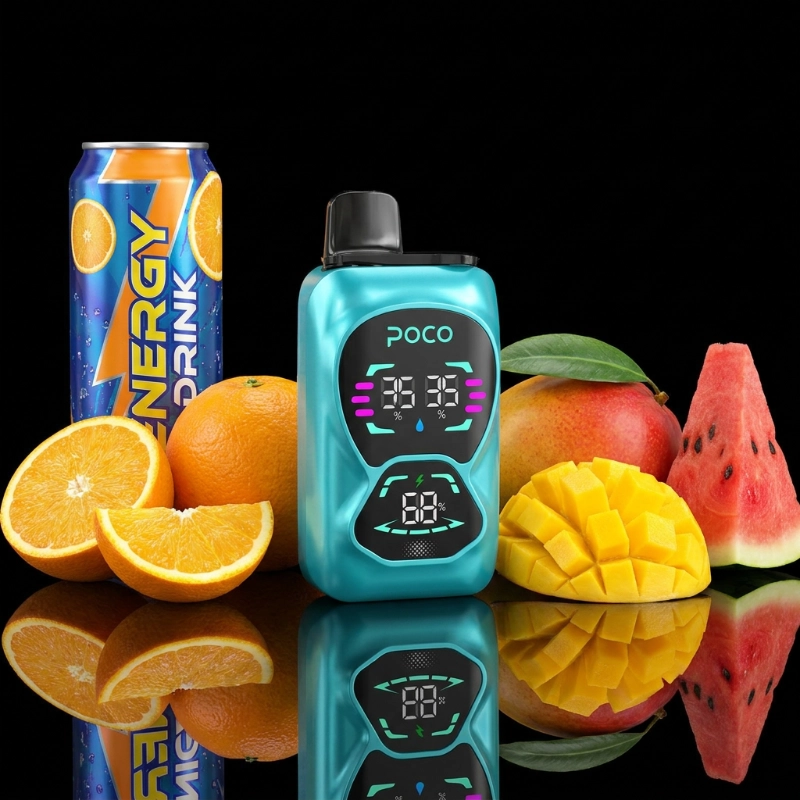 Poco Double 26000 - Energy Drink & Orange Mango Watermelon 5%