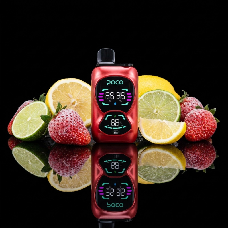 Poco Double 26000 - Lemon Lime & Strawberry lce 5%