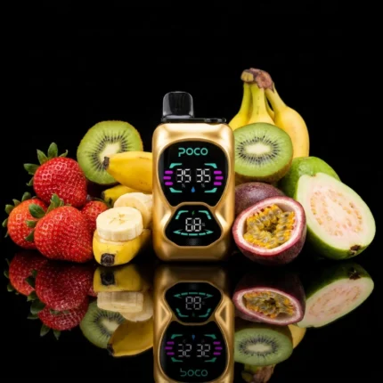 Poco Double 26000 - Kiwi Passion Fruit Guava & Strawberry Banana 5%
