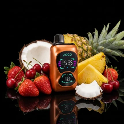 Poco Double 26000 - Strawberry Cherry & Pineapple Coconut 5%