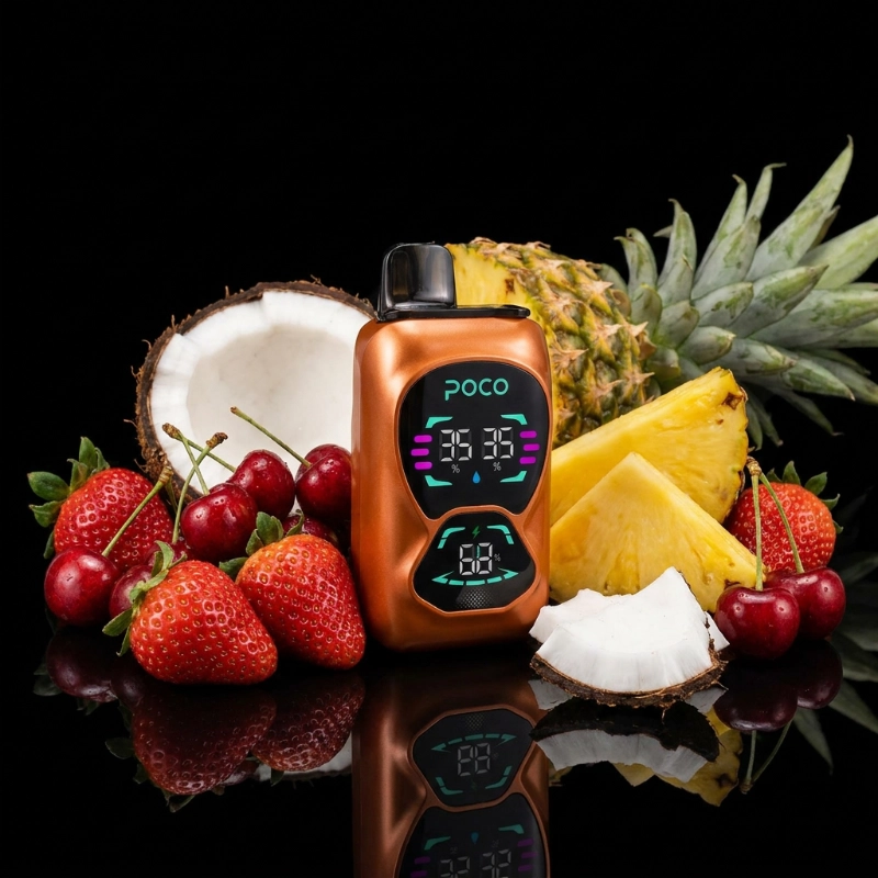 Poco Double 26000 - Strawberry Cherry & Pineapple Coconut 5%