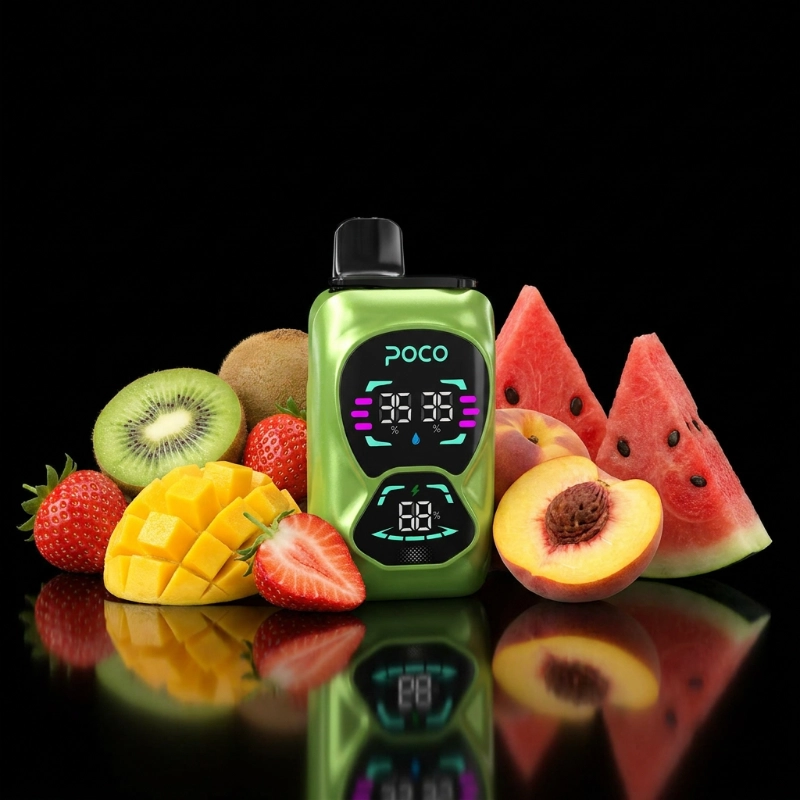 Poco Double 26000 - Mango Peach Watermelon & Strawberry Kiwi 5%