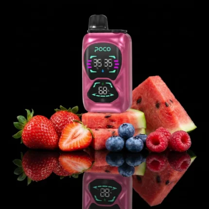 Poco Double 26000 - Strawberry Watermelon & Blueberry Raspbery Lemonade 5%