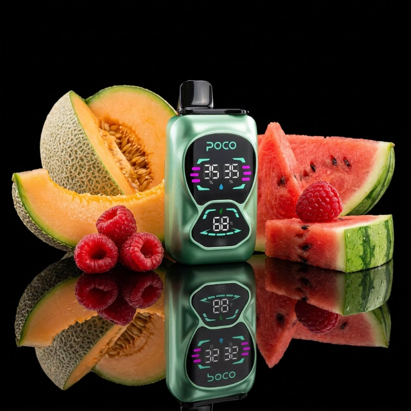 Poco Double 26000 - Raspberry Watermelon & Triple Melon 5%