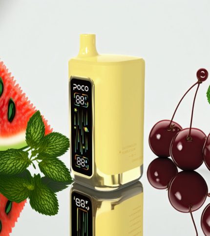 Poco FR 80000 – Cherry Peach Lemon & Cool Mint & Watermelon Bubble Gum & Grape Ice 5%