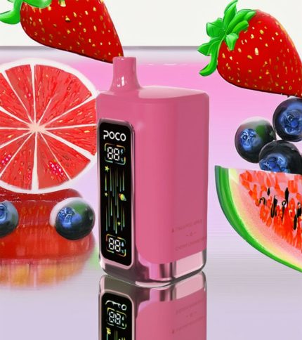 Poco FR 80000 – Strawberry Watermelon & Strawberry Raspberry Kiwi & Pineapple Apple & Cherry Cranberry 5%