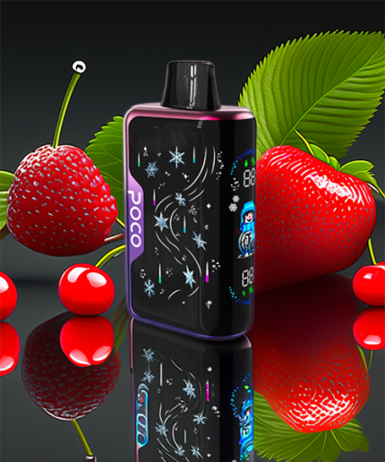 poco-snowman-strawberry-raspberry-cherry