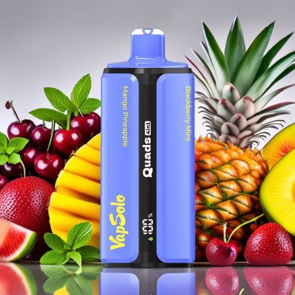 Vapsolo-Quads-80000-MangoPineappleBlueRazzCherryWatermelonCherryBlackberryMint