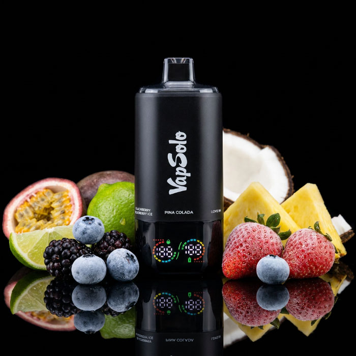 VapSolo 180K Sixer – Pina Colada & Love 66 & Lime Passion Fruit & Monster Mango & Strawberry Ice & Blackberry Blueberry Ice 5%