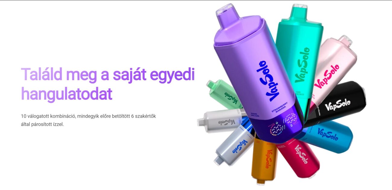 Vapsolo 10 válogatott ízkombináció