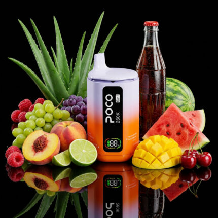 Poco 260K 6IN1 – Cherry Watermelon & Grape Raspberry & Peach Mango Watermelon & Coca Cola & Raspberry Peach Lime & Aloe Grape 5%